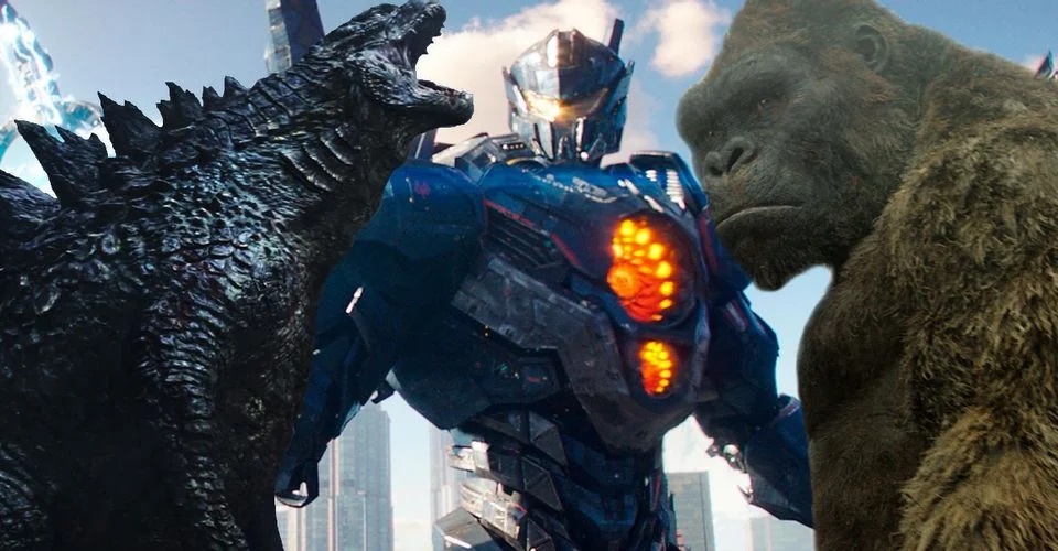 Фанат показал кроссовер «Тихоокеанского рубежа» с Годзиллой и Кинг-Конгом. Гильермо дель Торо оценил - изображение обложка
