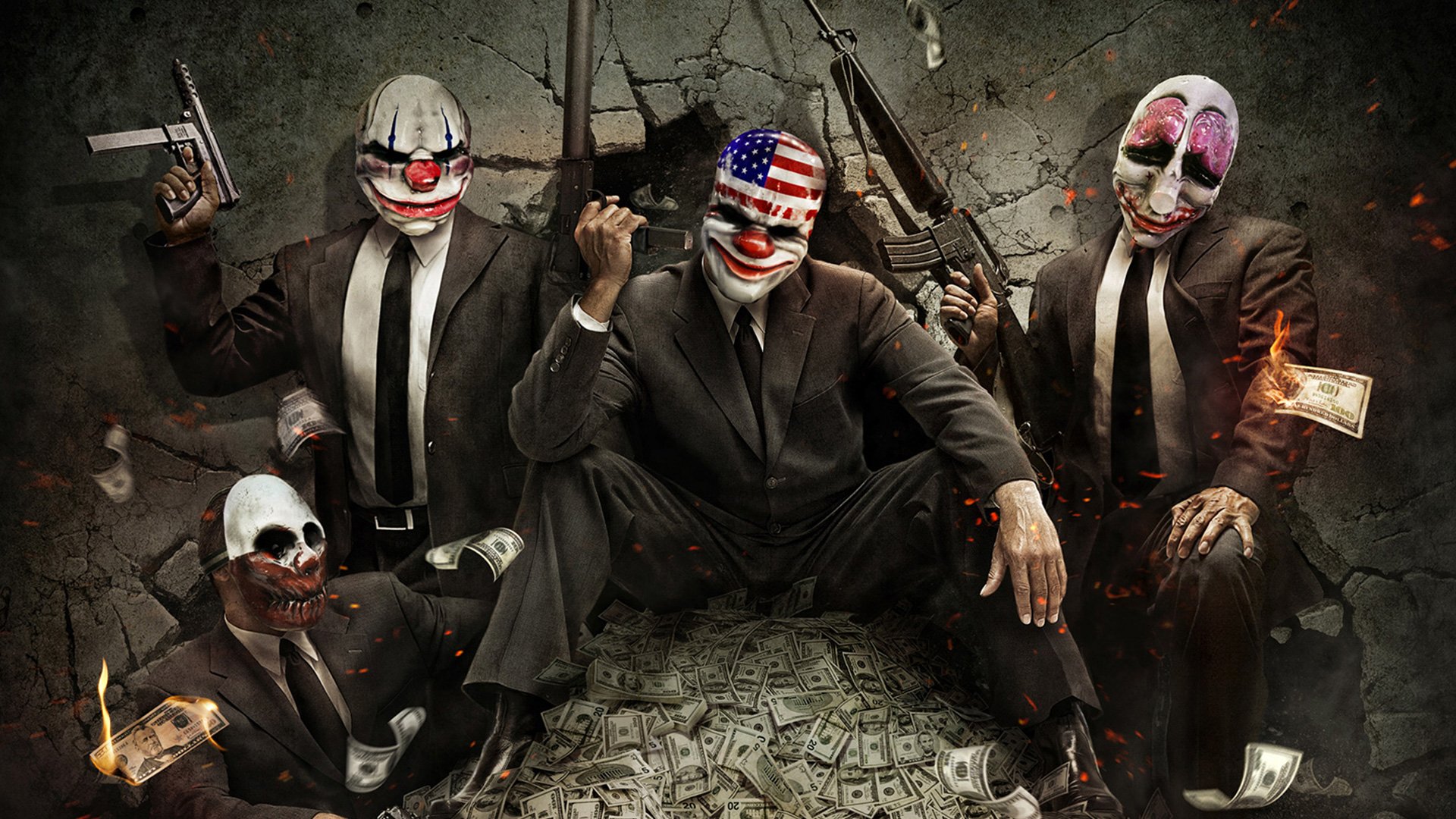 Payday 2 лидирует в чарте продаж Steam - изображение обложка
