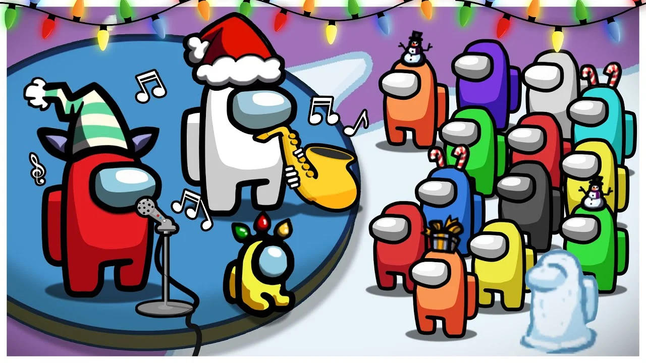 Игроки Among Us воссоздали рождественскую песню с помощью звуков в игре - изображение обложка