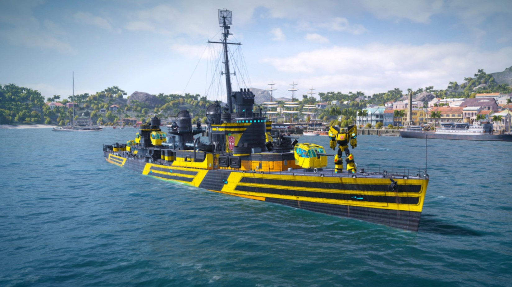 Трансформеры попали в World of Warships