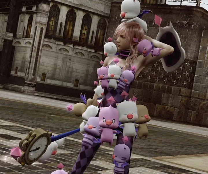 Героиню Final Fantasy 13 нарядили в костюм из муглов
 - изображение обложка