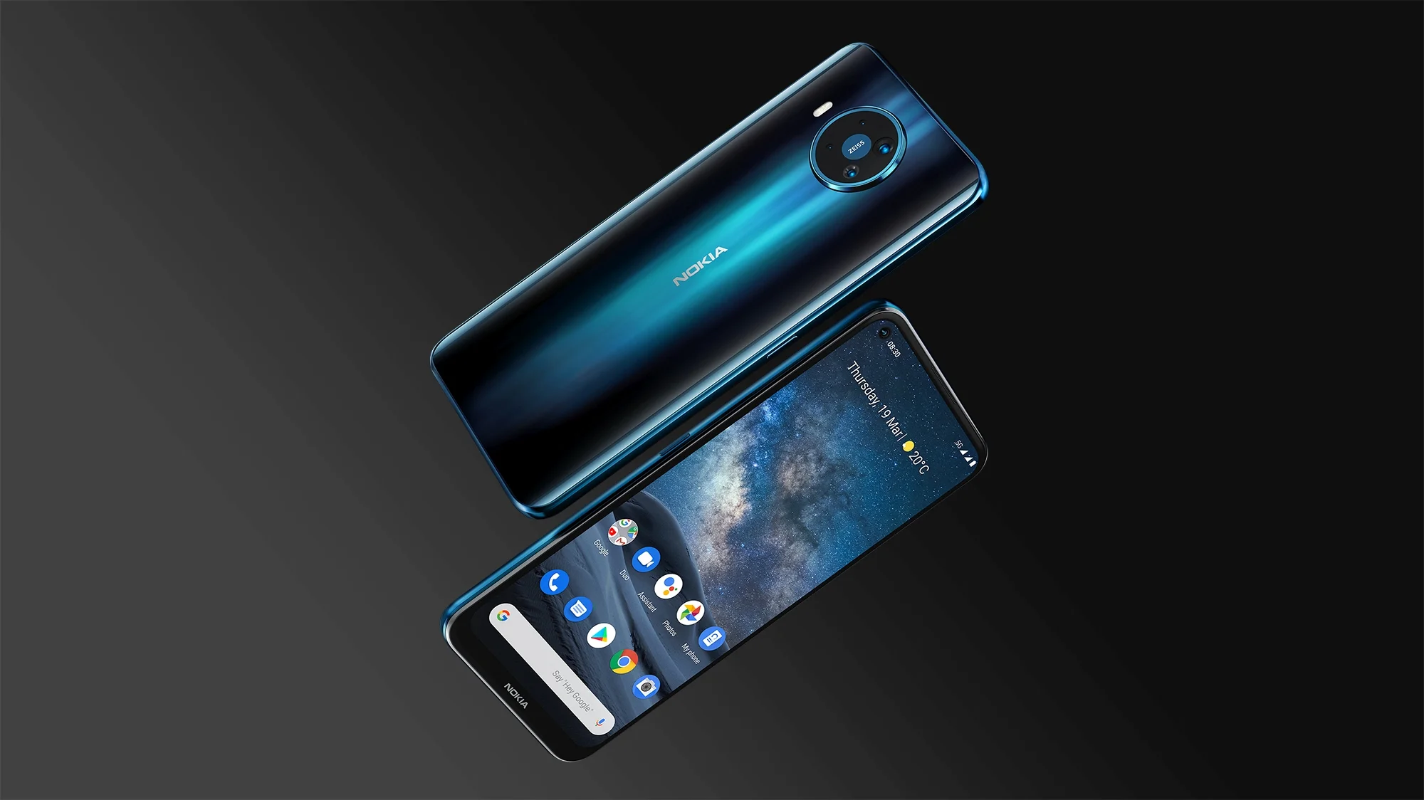 Представлены трио финских смартфонов: флагман Nokia 8.3 5G, бюджетники Nokia 5.3 и Nokia 1.3 - изображение обложка