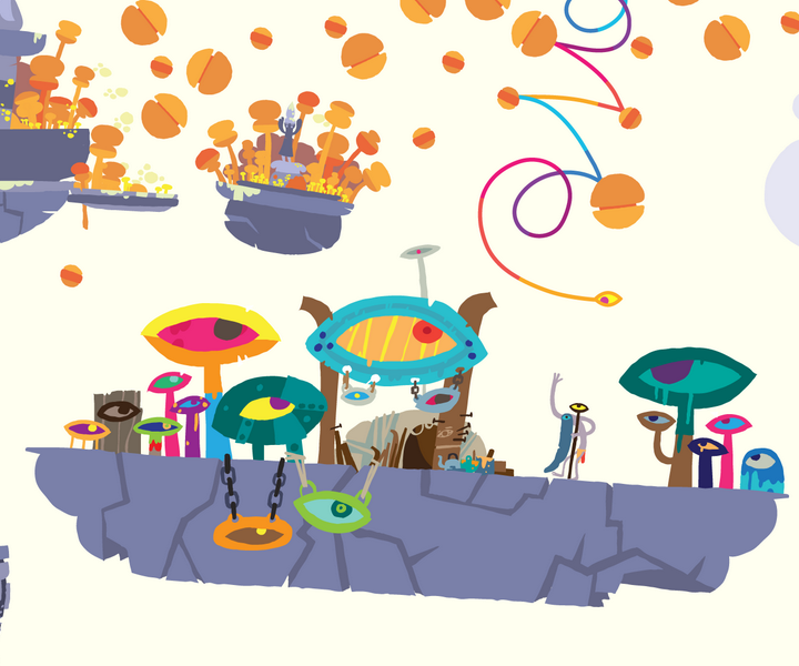 Абстрактный пазл Hohokum выделился уровнем-ярмаркой - изображение обложка