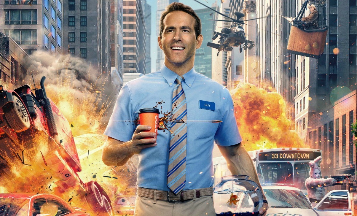 Вышел трейлер «Главного героя» с Райаном Рейнольдсом. NPC устраивает бунт - изображение обложка