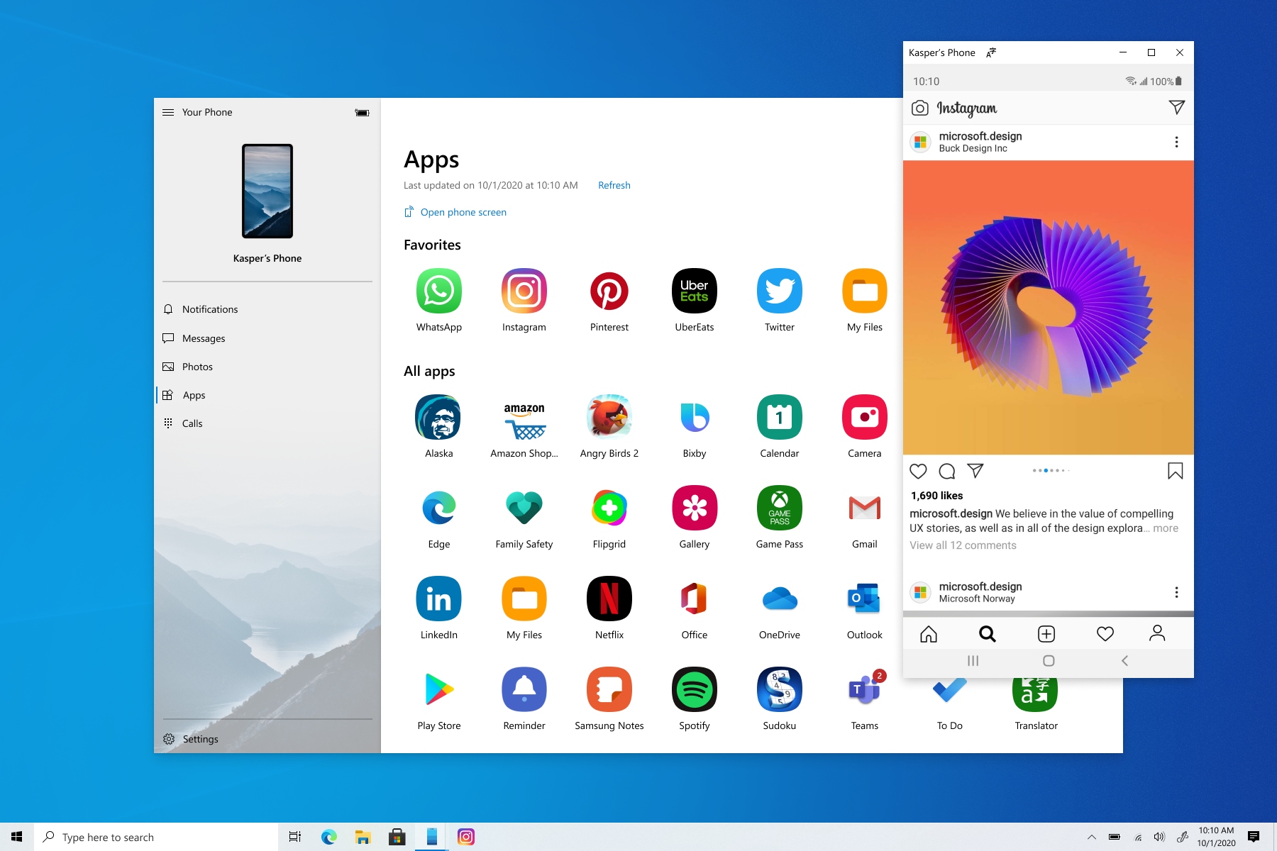 Теперь на Windows 10 можно запускать и работать с Android-приложениями со смартфона - изображение обложка
