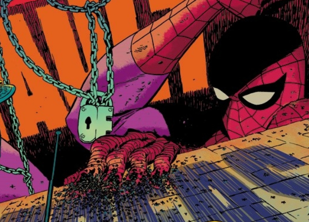 В кроссовере Людей-пауков из разных миров показали, пожалуй, самую жуткую версию супергероя - изображение обложка