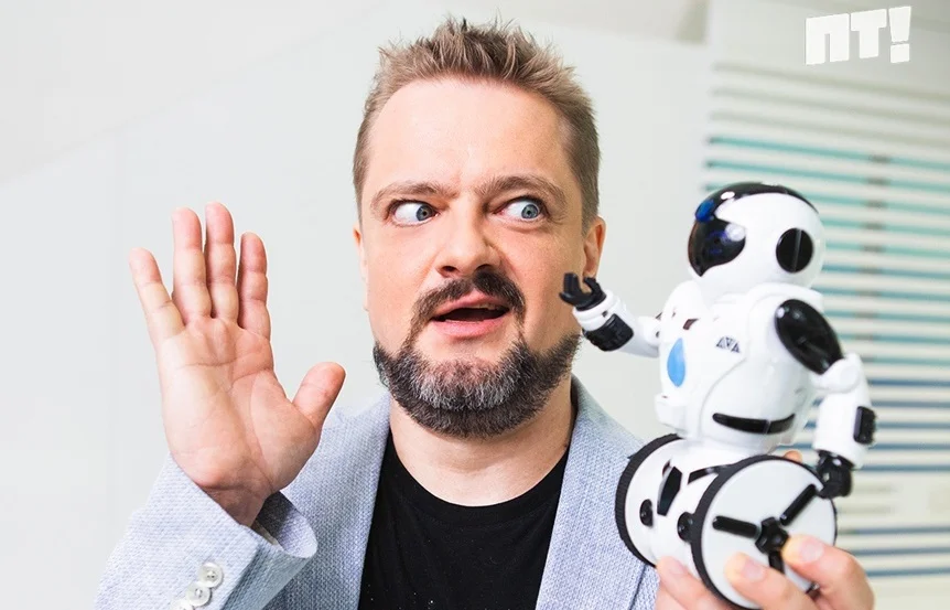 Александр Пушной возвращается: он будет вести передачу о роботах и гаджетах на канале «Пятница» - изображение обложка