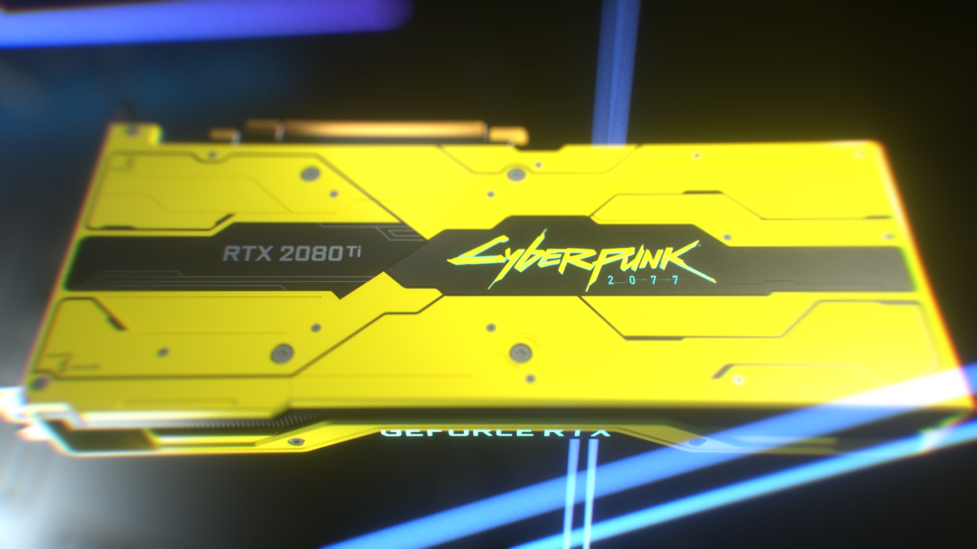 Nvidia и CD Projekt RED представили видеокарту GeForce RTX 2080 Ti Cyberpunk 2077 Edition - изображение обложка