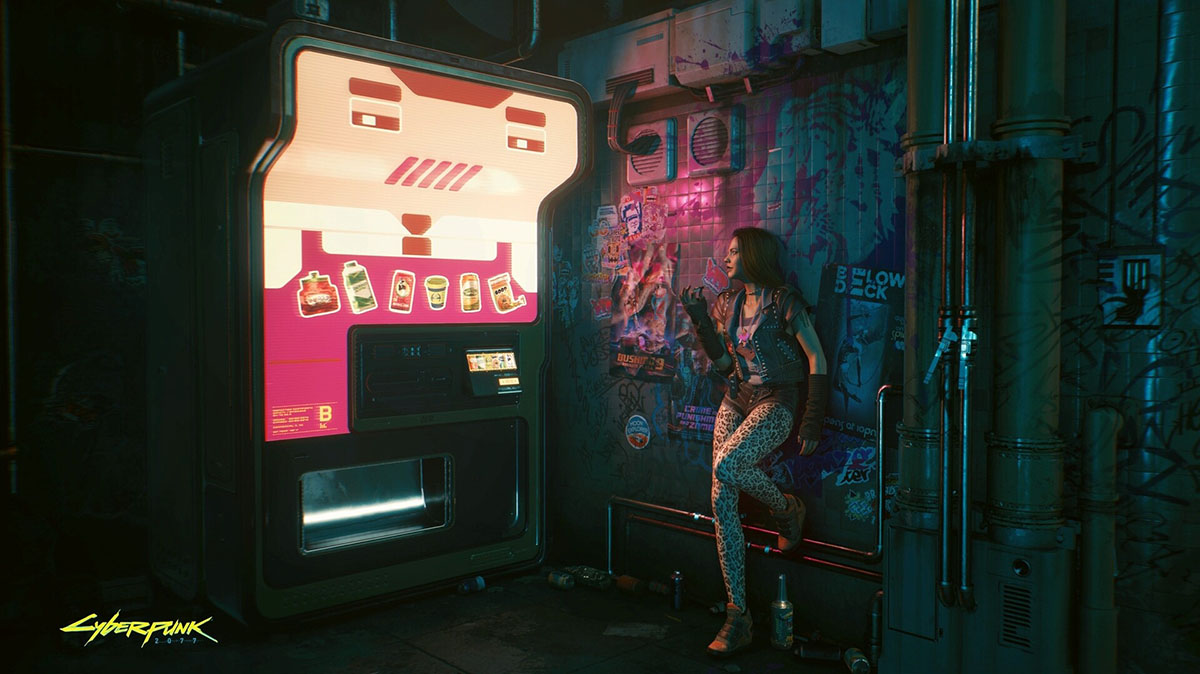 Автомат с газировкой в Cyberpunk 2077 получит озвучку Коннора из Detroit: Become Human - изображение обложка