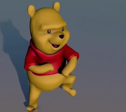 Танцуй как Винни-Пух! Уродливый 3D-медвежонок покоряет интернет - изображение обложка