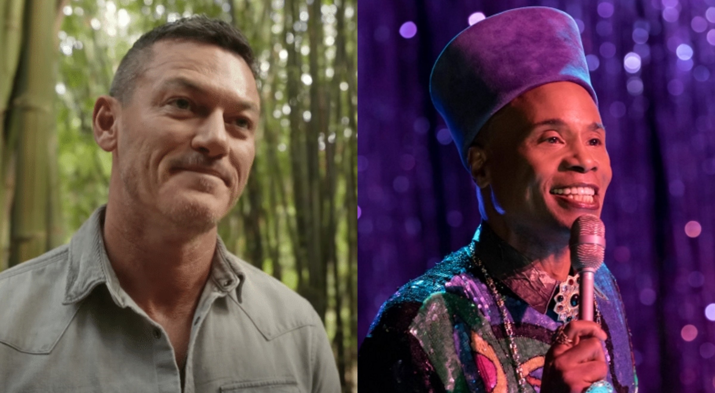 Обложка: Люк Эванс (слева) и Билли Портер (справа)