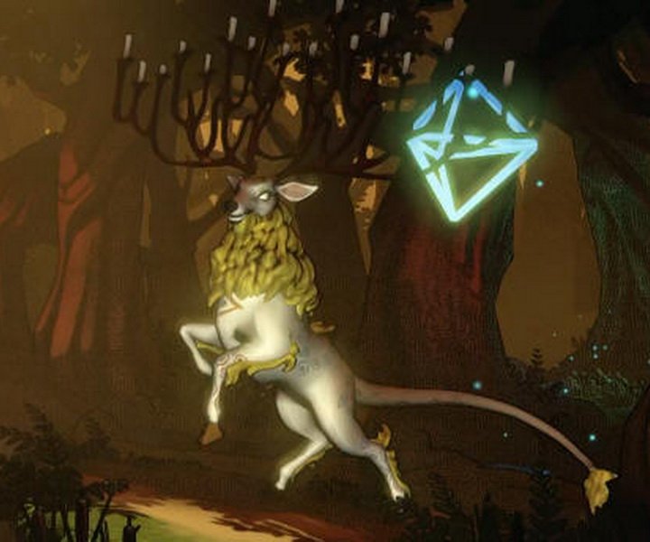 Олень отращивает рога канделябром в ролике Fantasia: Music Evolved - изображение обложка