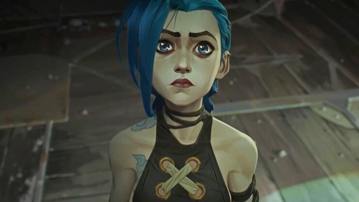 Россиянка показала откровенный косплей на Джинкс из «Аркейна» в новогоднем боди - изображение обложка