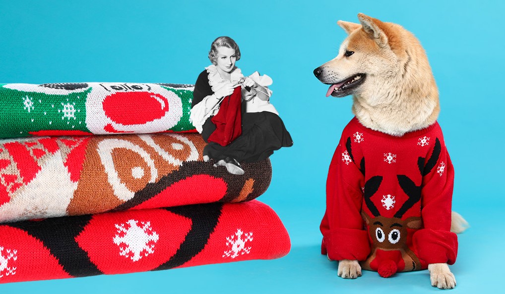 Замените праздничный наряд к Новому году уродским свитером - изображение обложка