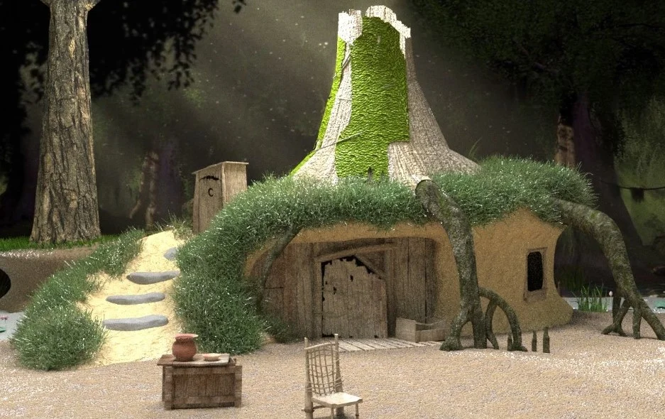 В России построили хижину Шрека. Вместо болота — сад - изображение обложка
