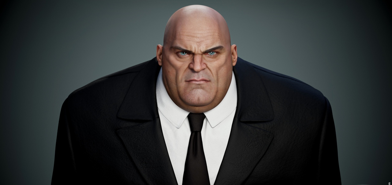 «Пополневший Агент 47»: художник показал реалистичного Кингпина из «Человека-Паука: Через вселенные» - изображение обложка