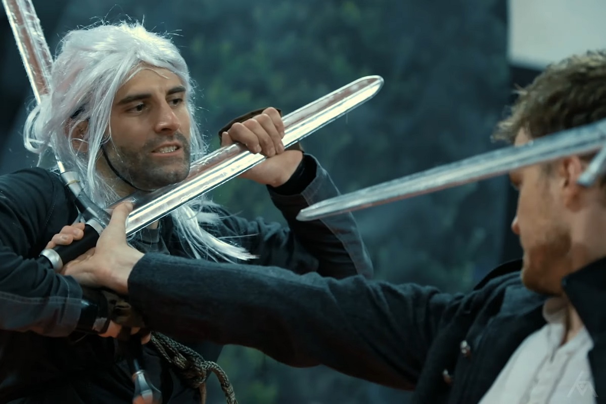 Каскадеры сняли ролик в духе «Ведьмака» - изображение обложка