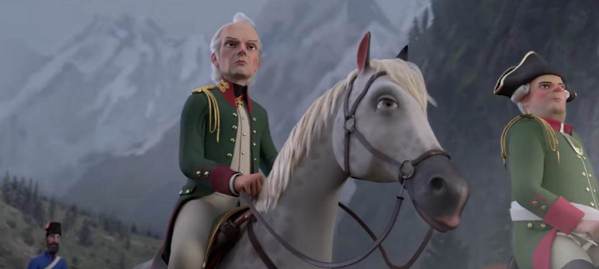 Обложка: кадр из анимационного фильма «Суворов: Великое путешествие» (2022)