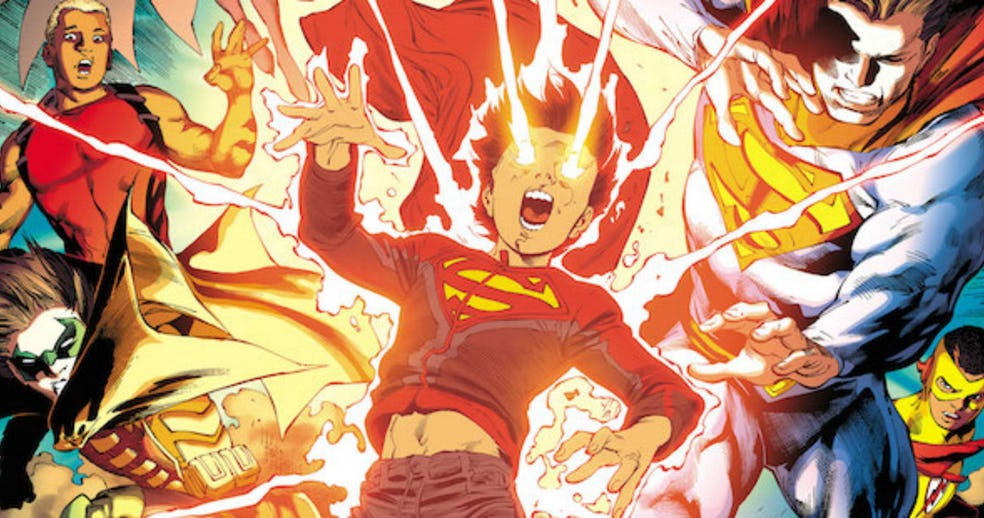 Бэтмен из будущего против Супербоя (почти Бэтмен против Супермена!) - изображение обложка