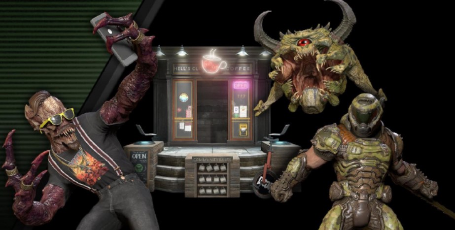 В DOOM Eternal появились демон-хипстер и камуфляж для Палача Рока - изображение обложка