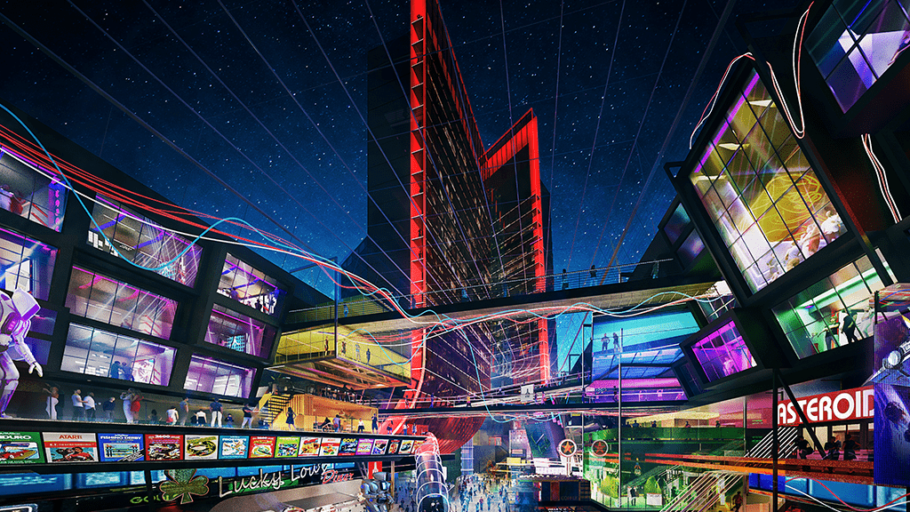Появились шикарные концепт-арты отелей Atari для геймеров - изображение обложка