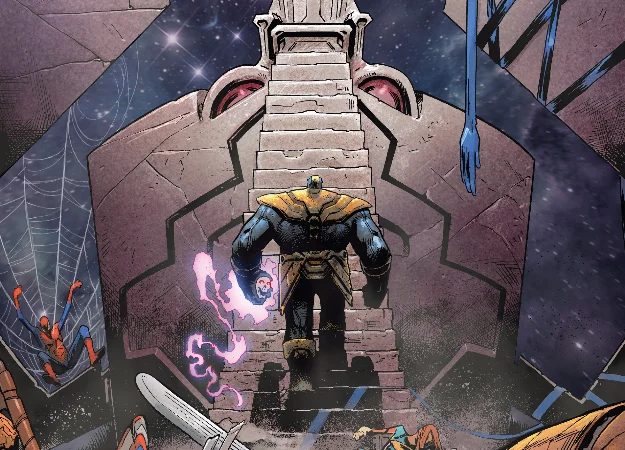 В комиксе про Таноса появился Призрачный гонщик из будущего, и, похоже, мы знаем кто он - изображение обложка