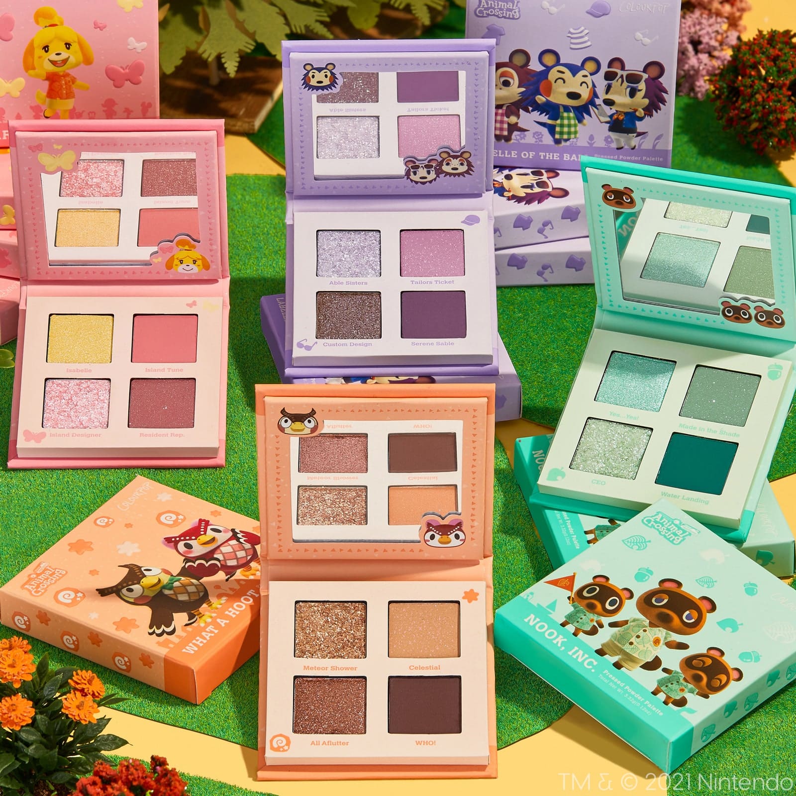 Animal Crossing получит официальную линию косметики. Есть палетка с Томом Нуком