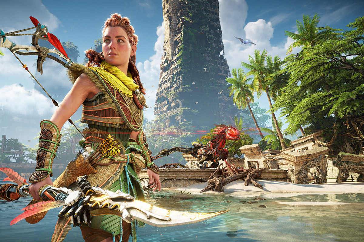Создатели Horizon Forbidden West показали геймплей игры на PS4