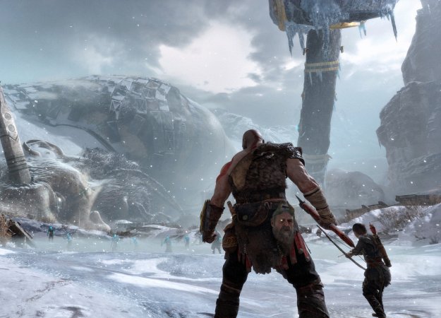 Головоломки, яростные бои и общение с сыном в новых геймплейных роликах God of War (2018) - изображение обложка