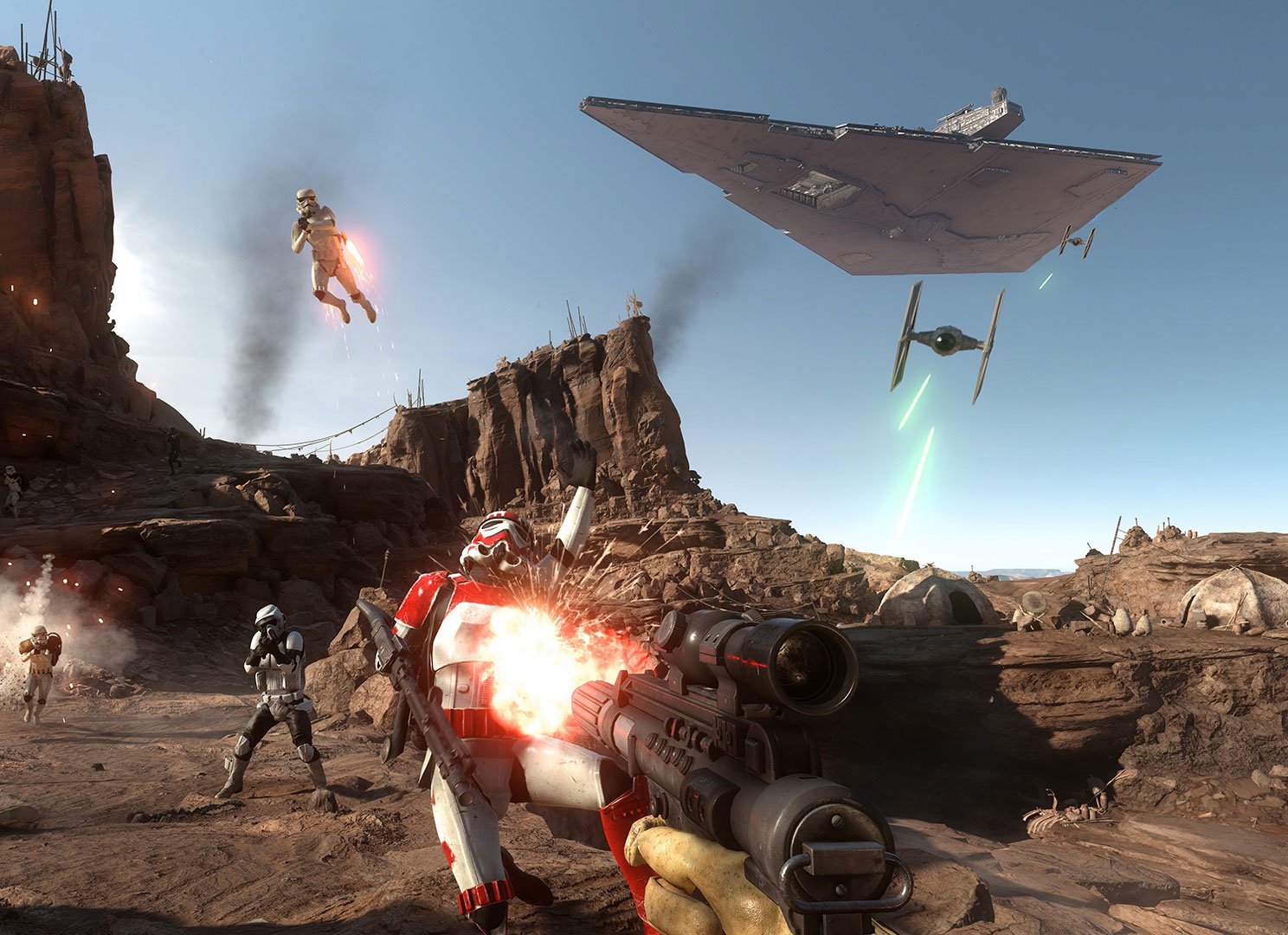 Бета Star Wars Battlefront будет открытой, с онлайном и оффлайном - изображение обложка