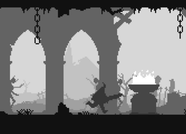 «Черный, белый и кровь»: Unworthy — самый минималистичный аналог Dark Souls в мире - изображение обложка