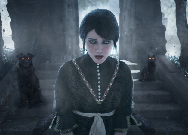 Печальный косплей Ирис фон Эверек из дополнения «Каменные сердца» для третьего «Ведьмака» - изображение обложка