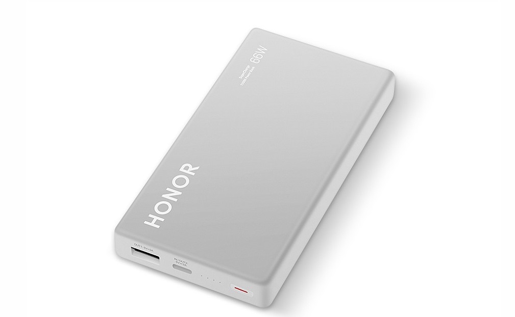 Honor представила портативную батарею Super Fast Power Bank с быстрой зарядкой 66 Вт - изображение обложка
