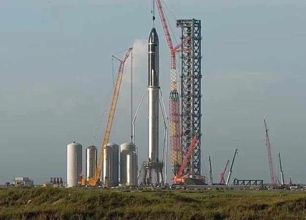 SpaceX собрала самую высокую ракету в истории — прототип корабля Starship - изображение обложка