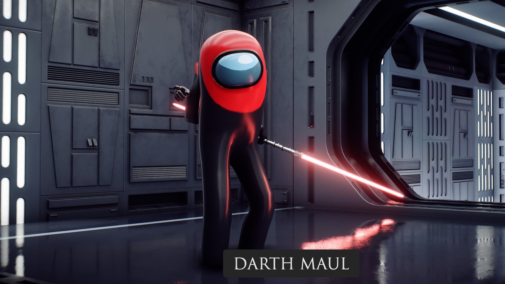 Персонажи Among Us против Fall Guys: это смешной мод на Star Wars: Battlefront II - изображение обложка