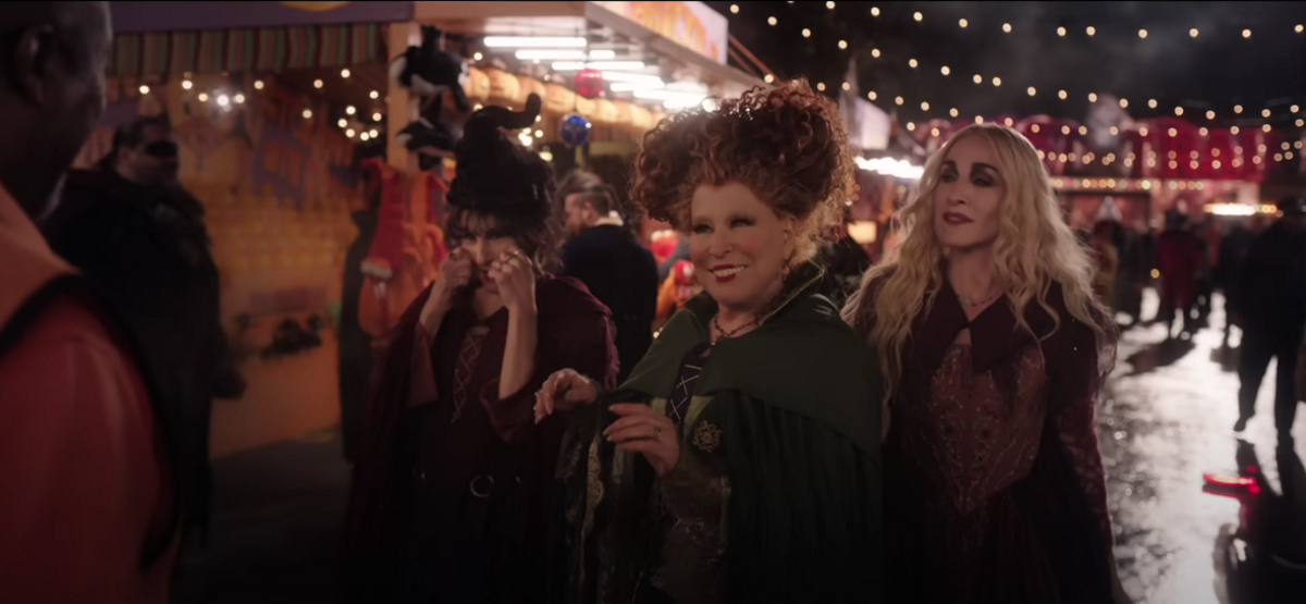 Обложка: кадр из тизера «Фокуса-покуса 2» (2022)