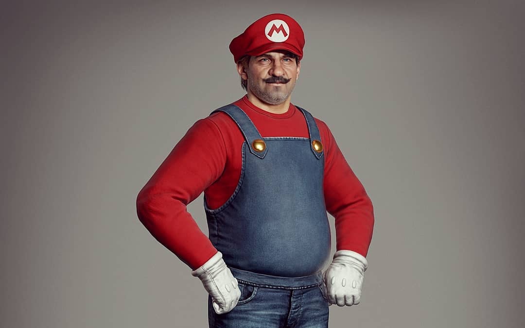 Художник показал, как бы водопроводчик Марио из игр выглядел в реальной жизни - изображение обложка
