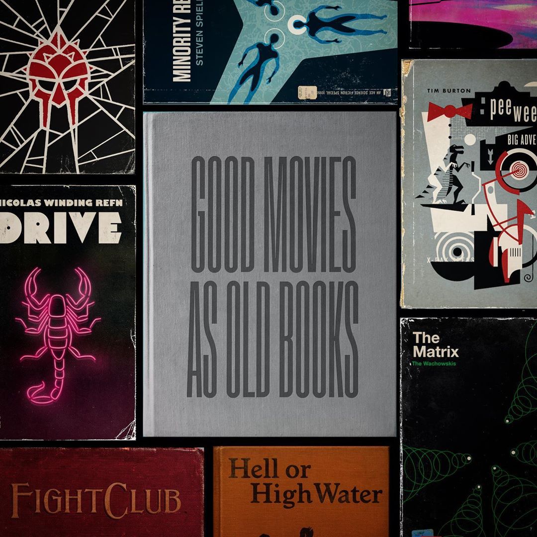 От «Матрицы» до «Мстителей»: дизайнер превращает известные фильмы в обложки старых книг - изображение обложка