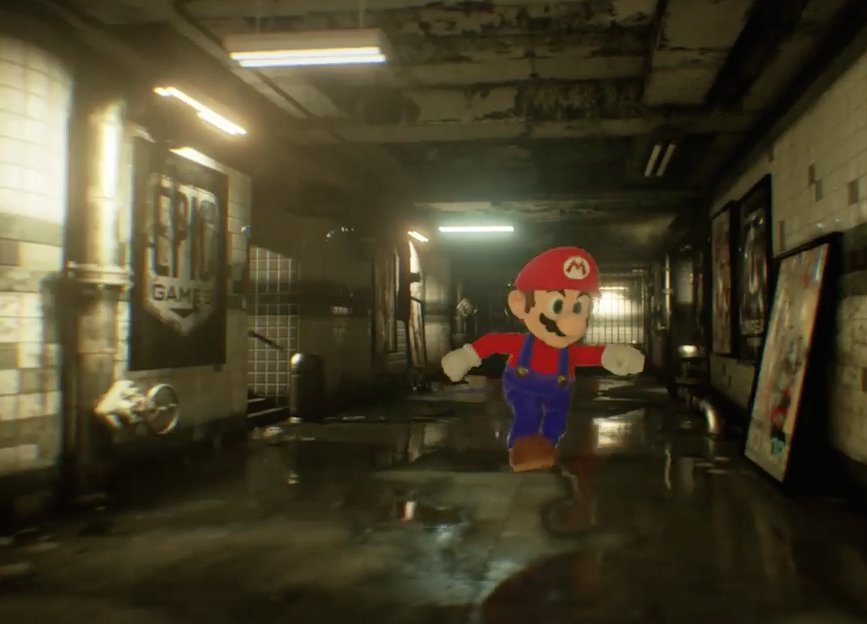 Марио на Unreal Engine 4 - изображение обложка