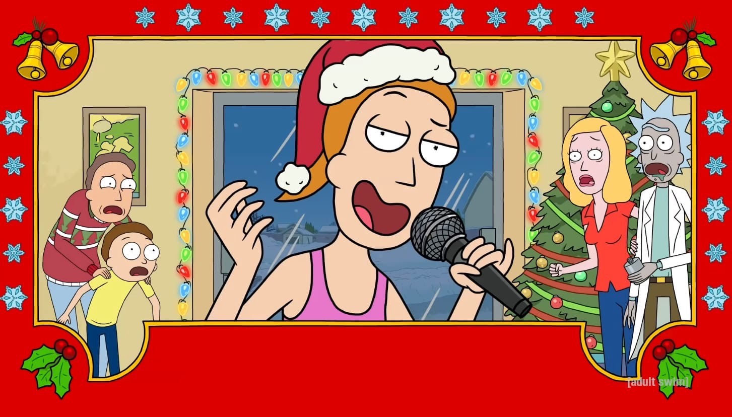 Adult Swim выпустил рождественский рэп-сингл в исполнении Саммер из «Рика и Морти» - изображение обложка