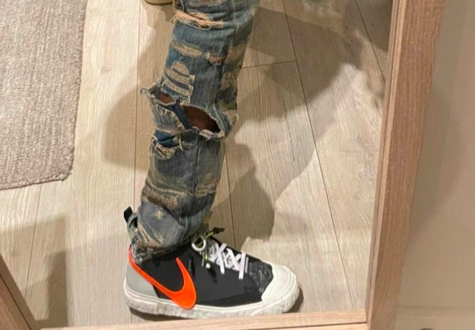 Коллаборация READYMADE и Nike Blazer Mid выйдет 1 февраля. В них уже засветился Трэвис Скотт - изображение обложка