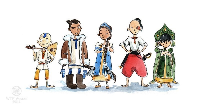 Русские, беларусы, татары, якуты и другие народы СНГ в образе магов из «Аватара». Это новый флешмоб - изображение обложка