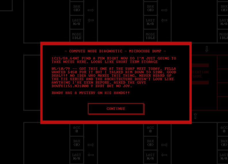 В Steam появилась TIS-100: игра про программирование на ассемблере - изображение обложка