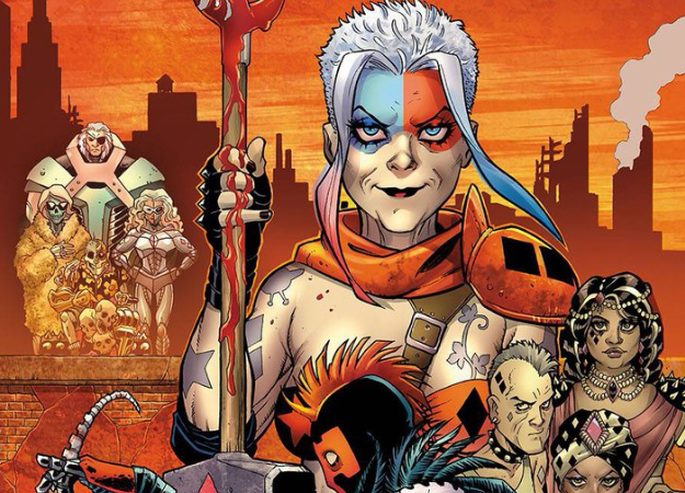 Харли Квинн спародирует «Старика Логана» в новом сюжете о «Старушке Харли» - изображение обложка