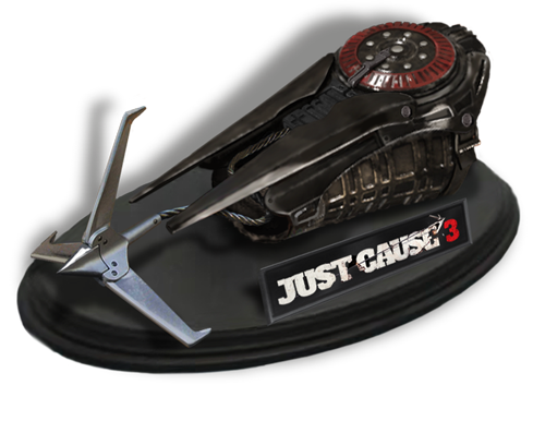 В коллекционное издание Just Cause 3 вошел настоящий крюк - изображение обложка