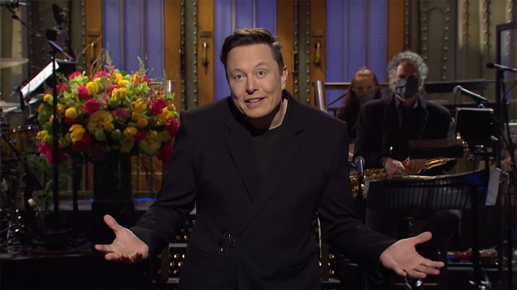 Илон Маск признался в синдроме Аспергера и пошутил про Dogecoin в Saturday Night Live - изображение обложка