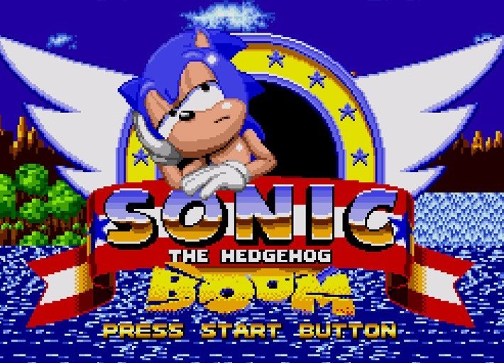 Соник не может заткнуться в моде Sonic 1 Boomed - изображение обложка