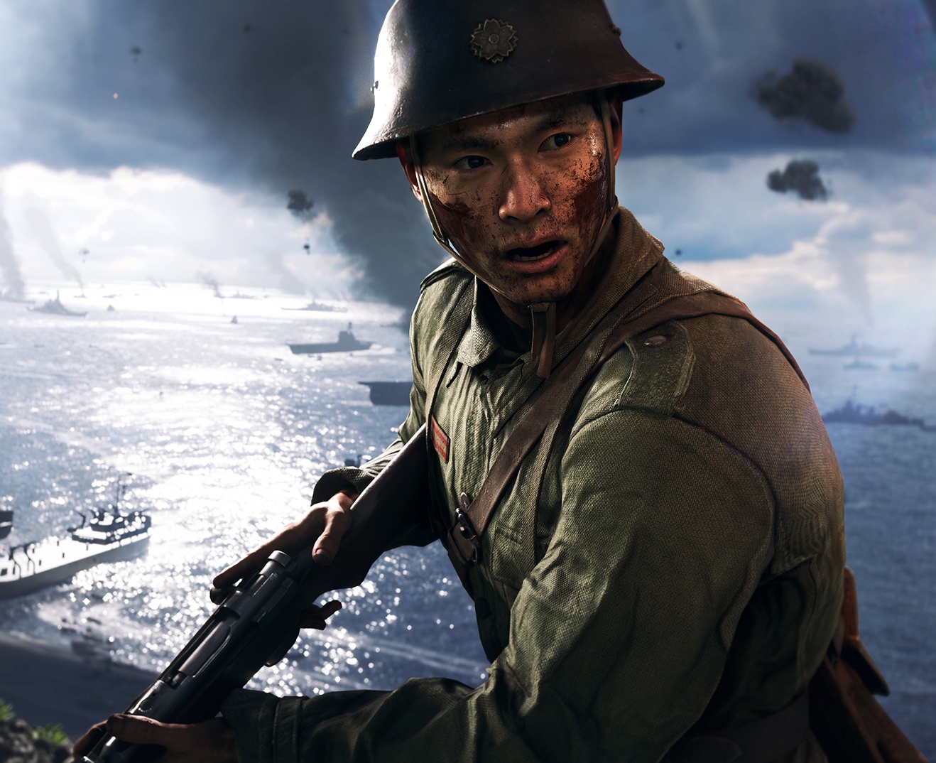 В трейлере пятой главы Battlefield V японец шинкует катаной американцев - изображение обложка