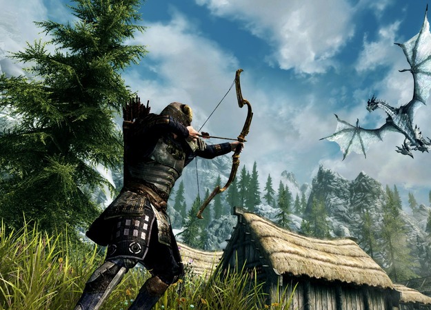 Гифка дня: мастерство остановки времени в The Elder Scrolls 5: Skyrim - изображение обложка