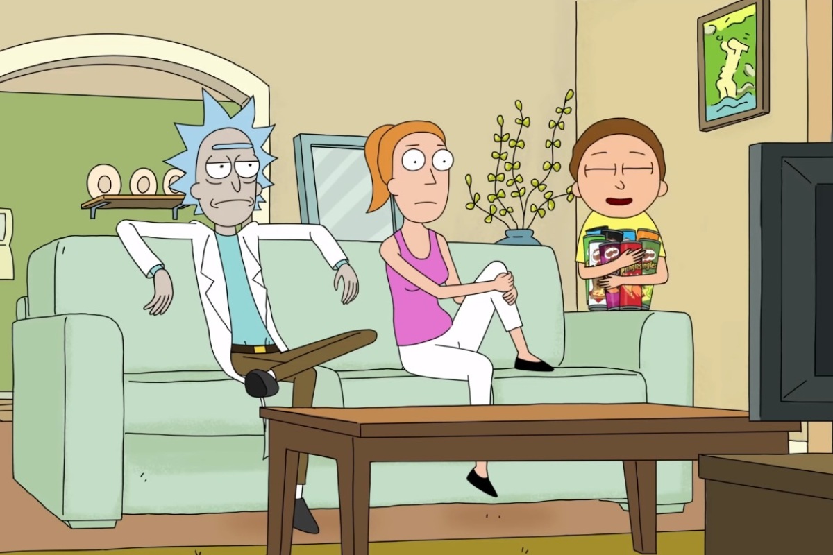 Герои «Рика и Морти» застряли в рекламе чипсов Pringles в новом забавном видео - изображение обложка